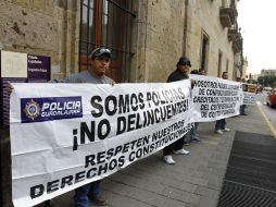 ''Hay muchos policías que todavía no han terminado sus exámenes y ya han sido corridos'' asegura, José Luis Guízar EL INFORMADOR /