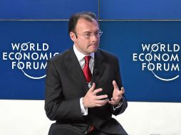 Videgaray participa en el Foro de Davos. NTX /