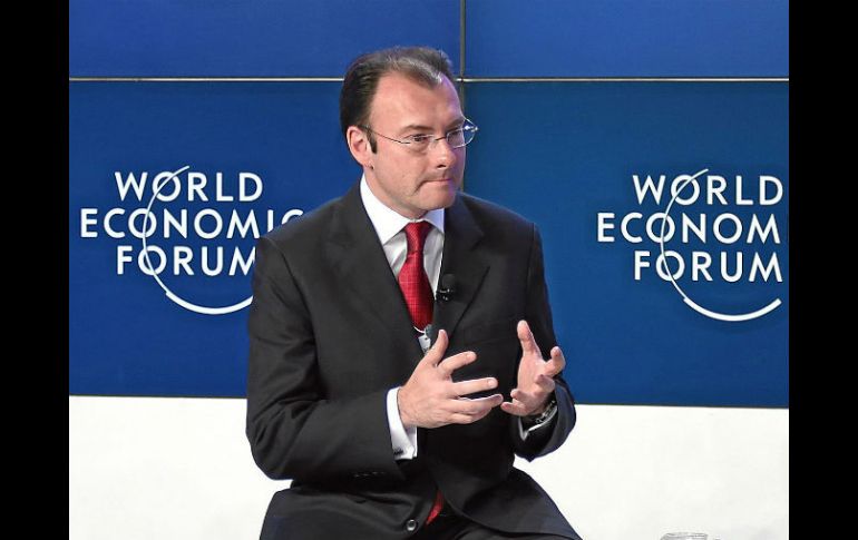 Videgaray participa en el Foro de Davos. NTX /