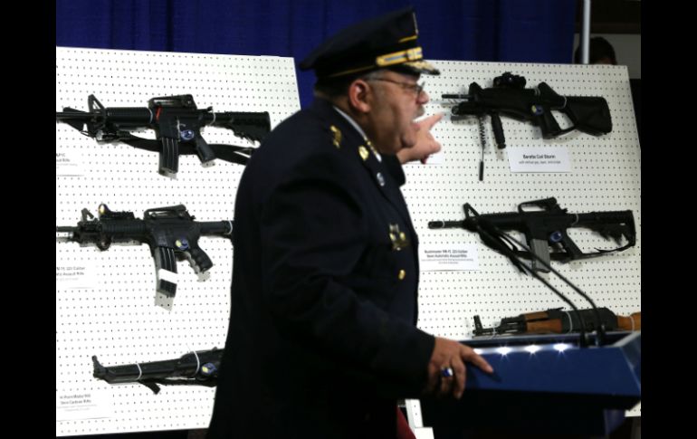 Durante la presentación de la iniciativa de ley se señaló que la legislación busca ''evitar los tiroteos masivos''. AFP /