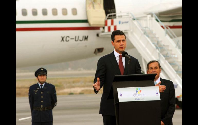 Peña Nieto inició su agenda de actividades de su primera gira internacional. NTX /