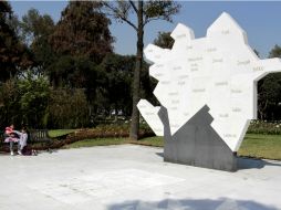 La estatua se trasladó temporalmente a las instalaciones de la Seduvi en lo que se determina su nueva ubicación. NTX /