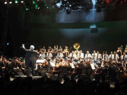 Las piezas fueron interpretadas por la Orquesta Sinfónica de Aguascalientes y los Coros de Ópera de Zacatecas. NTX /