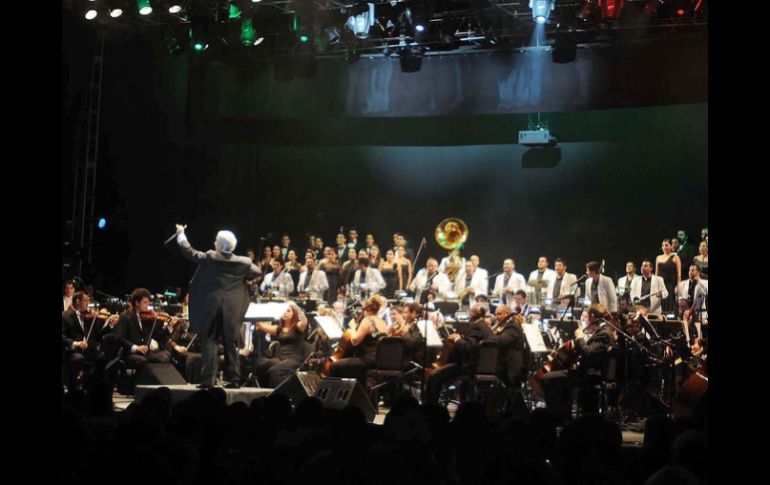 Las piezas fueron interpretadas por la Orquesta Sinfónica de Aguascalientes y los Coros de Ópera de Zacatecas. NTX /