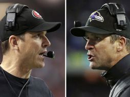 Jim y John Harbaugh son de los protagonistas del Super Bowl XLVII. AP /