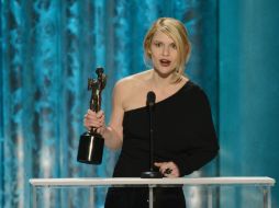 Claire Danes ganó el SAG como mejor actriz en una serie dramática. AFP /