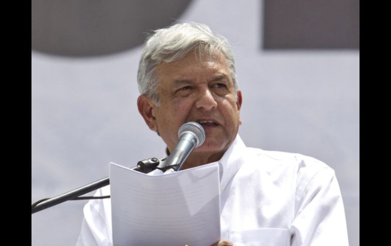 Andrés Manuel López Obrador concluye de su gira por Chiapas. ARCHIVO /