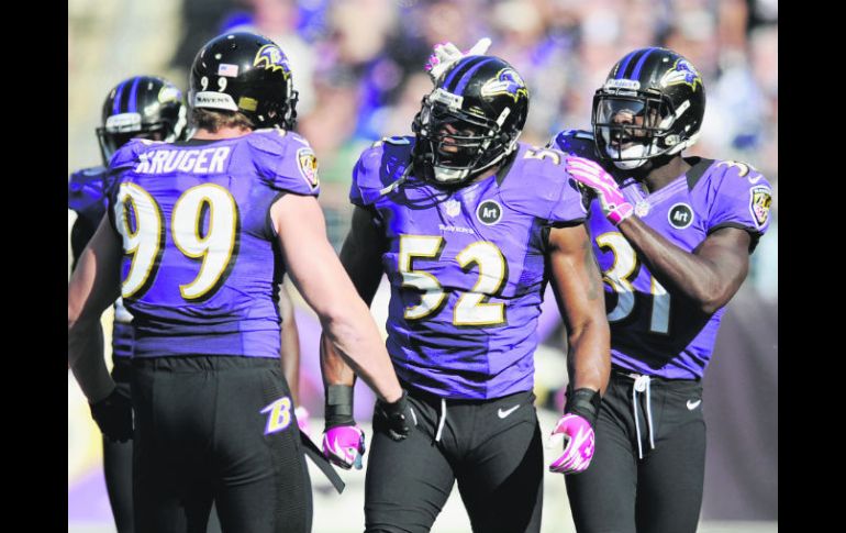 Alma del equipo. EL Super Bowl será el último partido en la carrera de Ray Lewis (52), líder de la defesniva de Baltimore. AP /