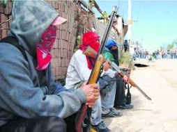 Los pobladores de Ayutla de los Libres, Guerrero, custodiaron por tres semanas  su comunidad ante la  inseguridad en la zona. SUN /