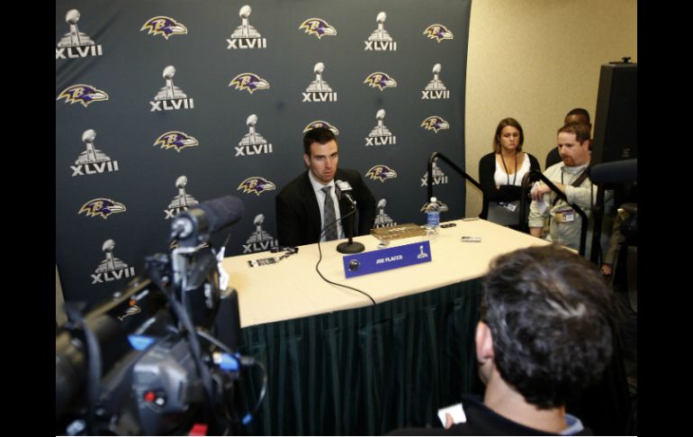 Flacco habla fuerte sobre el clima frío de Nueva Orleans. REUTERS /