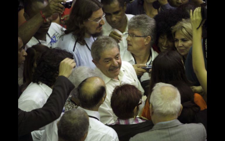 Lula, invitado del foro internacional ''Por el equilibrio del mundo''. AP /