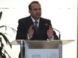 El titular de la STPS, Navarrete Prida, señaló que para cumplir el propósito es necesario aprobar las reformas. NTX /