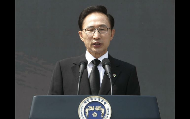 Lee Myung-bak, presidente saliente de Corea del Sur. ARCHIVO /