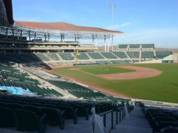 El nuevo estadio en Hermosillo está listo para recibir la Serie del Caribe 2013. ESPECIAL /