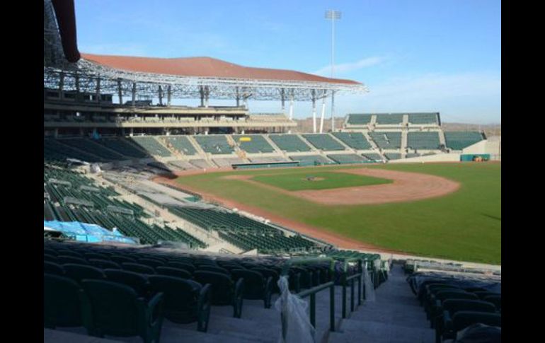 El nuevo estadio en Hermosillo está listo para recibir la Serie del Caribe 2013. ESPECIAL /