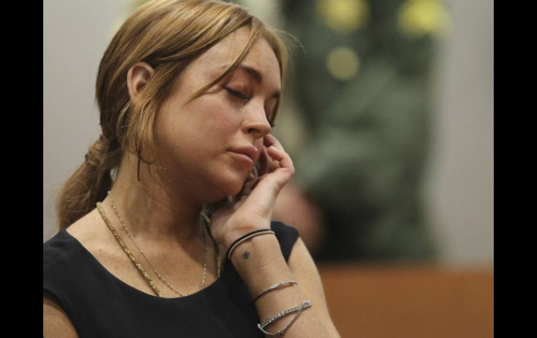 Ayer Lindsay se presentó en la corte, su juicio será aplazado hasta el 18 de marzo. REUTERS /