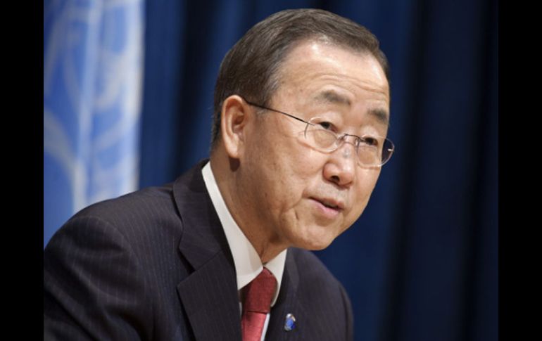 El secretario general de la ONU, Ban Ki-moon, se mostró confiado en que el pueblo venezolano sabrá resolver el conflicto. ARCHIVO /