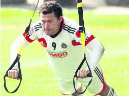 Especial. Miguel Sabah, quien realiza trabajos físicos, no terminó el entrenamiento de ayer. MEXSPORT /