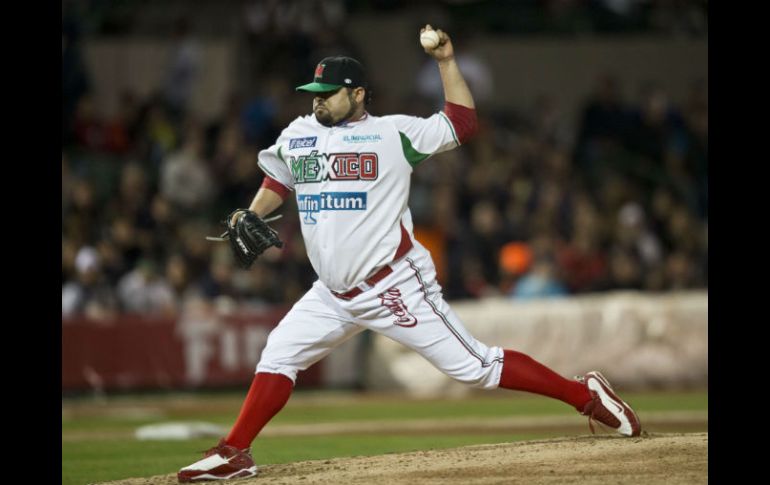 Dennys Reyes, uno de los refuerzos de los Yaquis para la Serie del Caribe. AFP /