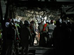 La búsqueda continúa para encontrar de cuatro a 10 posibles sobrevivientes entre los escombros del edificio B2. EFE /