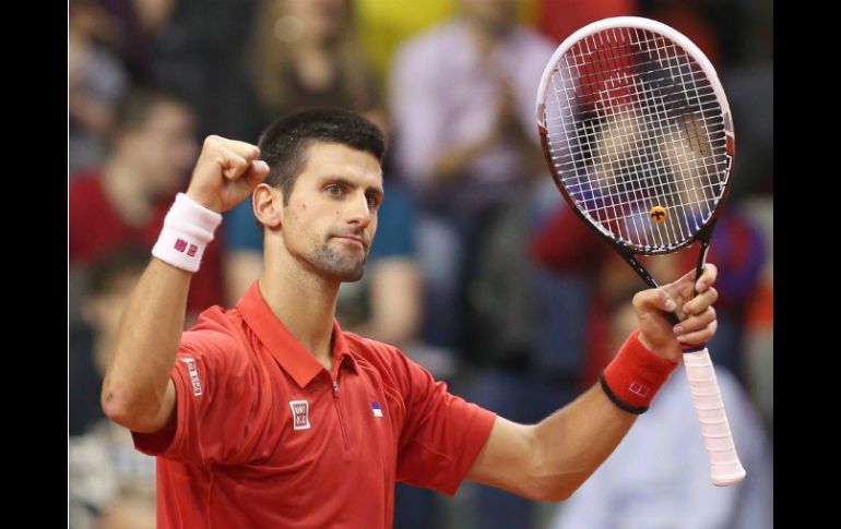 Con 12.960 puntos, Djokovic está a la cabeza del tenis mundial. EFE /