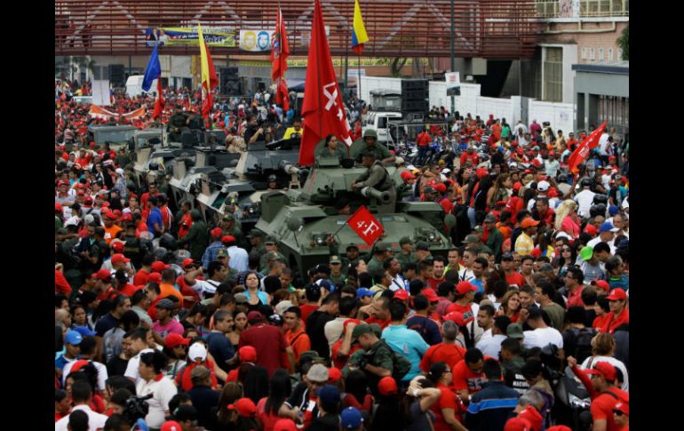 Seguidores de Chávez se reúnen en la Habana. EFE /