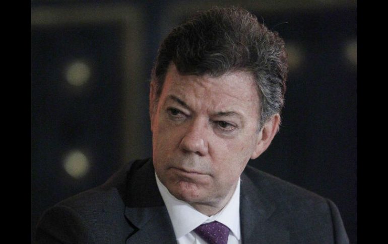 Santos reitera que no parará el fuego hasta que se llegue a un acuerdo definitivo. ARCHIVO /