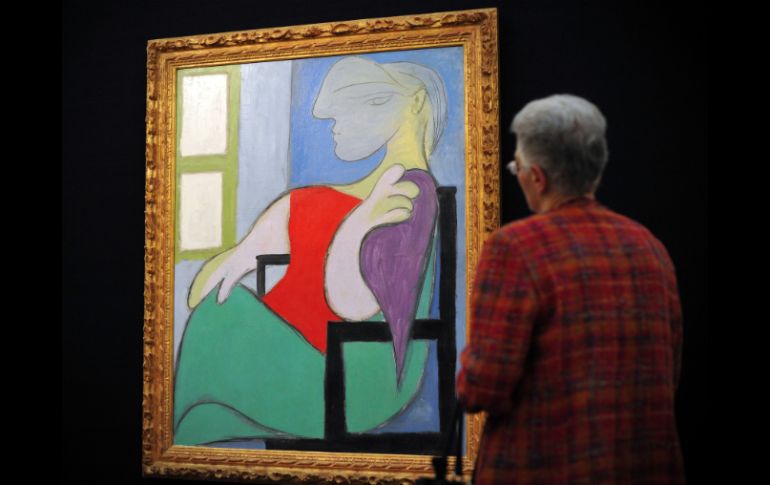 Picasso pintó ''Femme assise près d'une fenêtre'' en 1932, a las afueras de París. AFP /