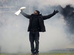 Ray Lewis celebra en el M&T Bank Stadium. AP /