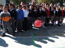 Alumnos de 5°A de la escuela federal ''José Vasconcelos''. EL INFORMADOR /