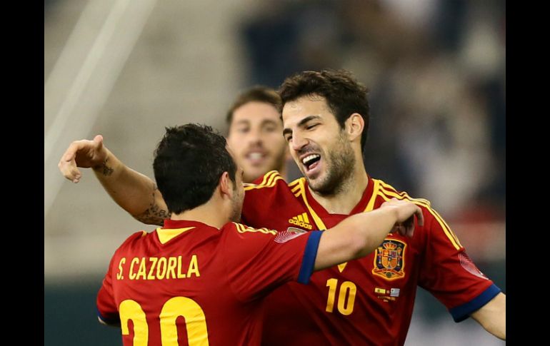 La Furia Roja continúa cosechando triunfos y alegrías a su afición. AFP /