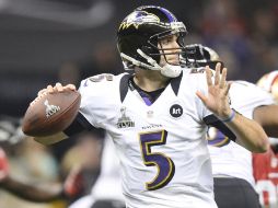 Joe Flacco se cotiza alto luego de llevar a Baltimore a conquistar el Super Bowl XLVII. EFE /