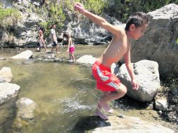 Río caliente es una de las zonas más visitadas en un bosque de 30 mil hectáreas que es vigilado por sólo dos cámaras. EL INFORMADOR /