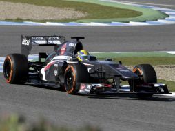 Esteban se ubica a poco más de dos minutos del líder en Jerez. EFE /