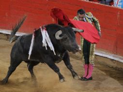 Imagen de la corrida de Aniversario del pasado martes, donde Zotoluco vio acción. NTX /