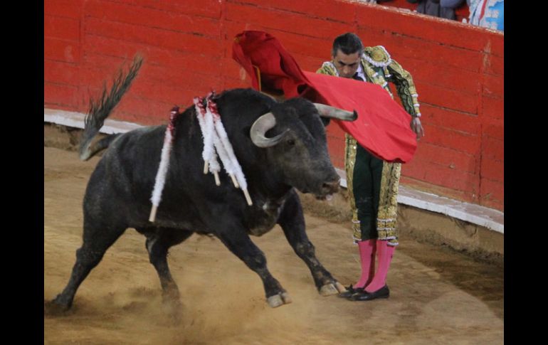 Imagen de la corrida de Aniversario del pasado martes, donde Zotoluco vio acción. NTX /