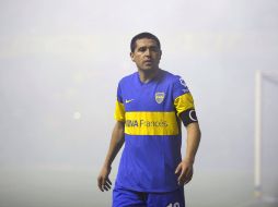 Imagen de archivo de Juan Román Riquelme, el club Boca Juniors anunció el regreso de este jugador al futbol. AFP /