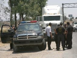 En el recorrido que realizaban los elementos policiacos en Piedras Negras participaba personal adscrito a la escolta de la SSP. ARCHIVO /