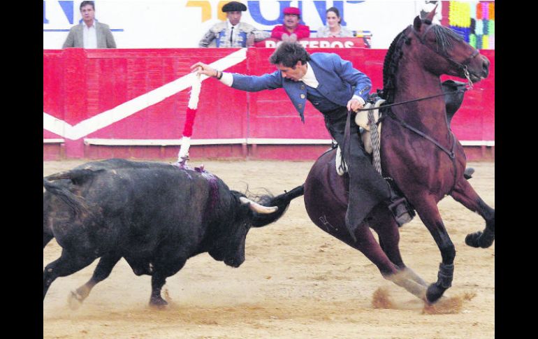 Pablo Hermoso de Mendoza, encabeza el cartel de la segunda corrida de la fase concluyente de la temporada 2012-2013. EL INFORMADOR /