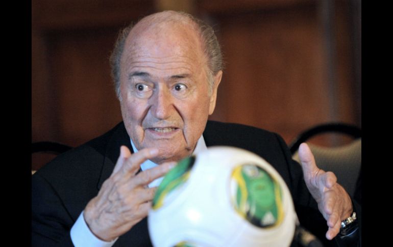 Blatter está al frente de la FIFA desde 1998. AFP /