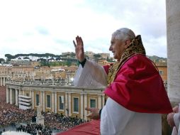 El Papa Benedicto XVI se une al pequeño grupo de Papas que han renunciado. AFP /