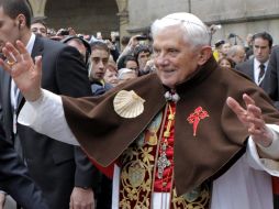 Benedicto XVI, vestido de peregrino,  el Pontífice anunció oficialmente que renuncia al pontificado por su edad avanzada. EFE /