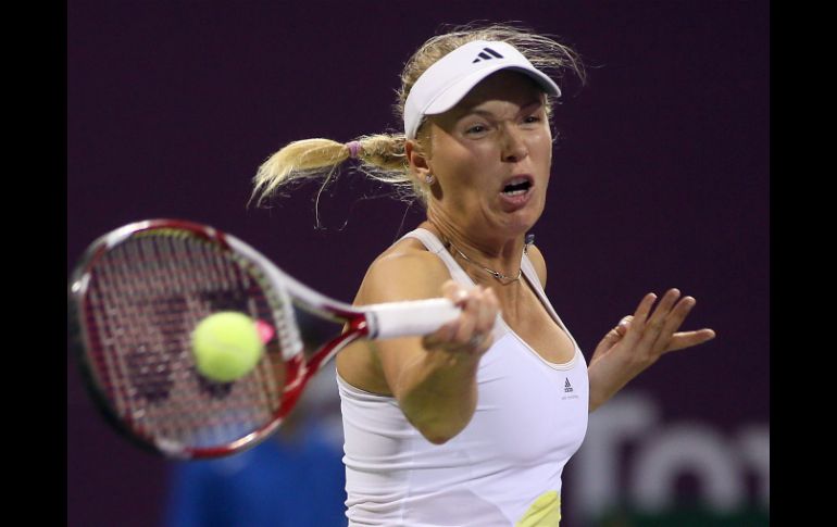 Wozniacki no sufrió variaciones en su puntaje pero fue ayudada por la derrota de Bartoli. AFP /