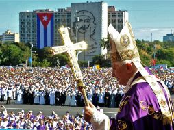 Benedicto XVI realizó una histórica visita a Cuba en marzo de 2012. AFP /