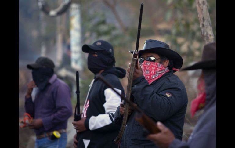 Imagen de la autodefensa de Guerrero. ARCHIVO /