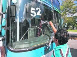 Detenida. El alza de la tarifa del transporte público a siete pesos no ha podido entrar en vigor por una suspensión. EL INFORMADOR /