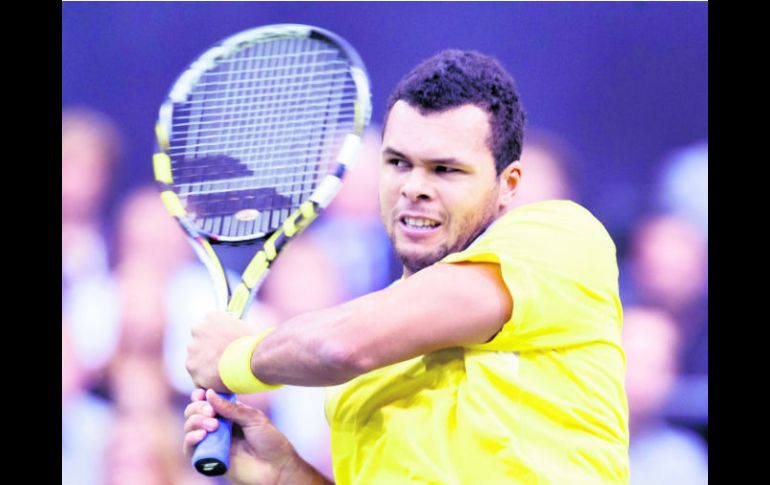 Sin respuesta. Jo-Wilfried Tsonga cayó por parciales de 7-6(3), 4-6 y 6-4. AFP /