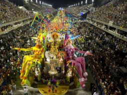 Las escuelas de samba se preparan durante todo el año para ser la mejor de todas. AFP /