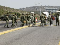 Militares participarán en el operativo. ARCHIVO /