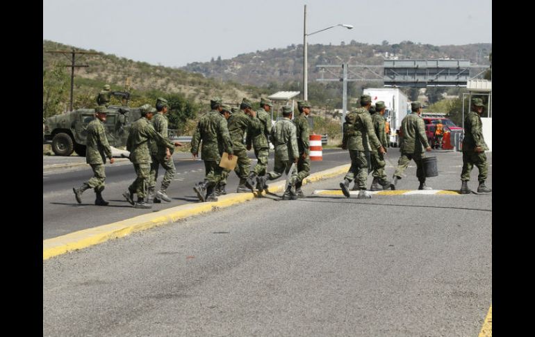 Militares participarán en el operativo. ARCHIVO /